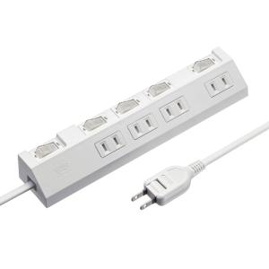 SANWA SUPPLY（サンワサプライ） 延長コード 2P 4個口 電源タップ 1m