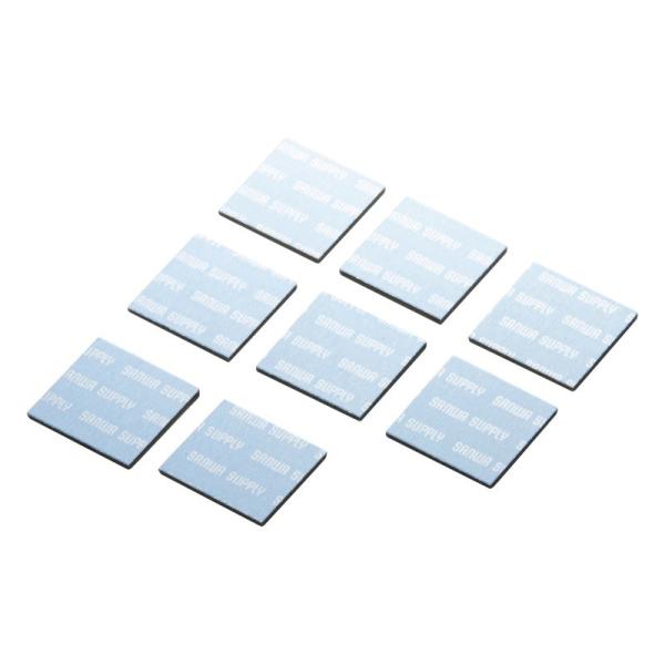 ノートパソコン冷却パット 17mm 角型 8枚入り ブルー（TK-CLNP8BL）