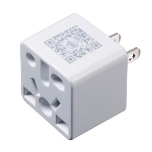 海外 変換プラグ 日本向け 日本国内用 マルチタイプ電源変換アダプタ ホワイト TR-AD5WK