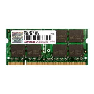 増設メモリ Transcend 1GB Memory for NotePC／DDR2-533 PC2-4200 TS128MSQ64V5J（TS128MSQ64V5J）(即納)