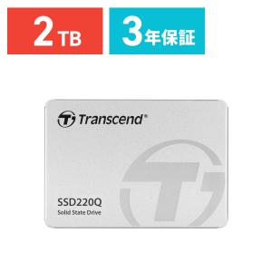 Transcend SSD 2TB トランセンド 内蔵SSD 2.5インチ SATA3 メーカー3年保証 TS2TSSD220Q｜サンワダイレクト