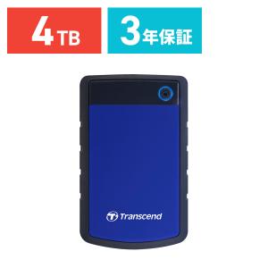 外付け HDD 4TB ポータブル ハードディスク トランセンド Transcend StoreJe...