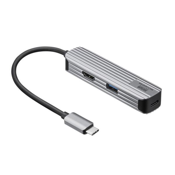 USB Type-Cマルチ変換アダプタ HDMI付き DisplayPort Alternate M...