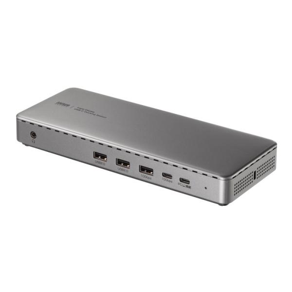 ドッキングステーション 3画面 4K/60Hz Mac Win対応 USB-C接続 HDMI×3 D...