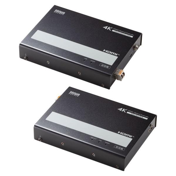 HDMIエクステンダー 延長器 最大300m 4K/60Hz 高画質 送受信 受信機 送信機 セット...