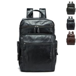 メンズビジネスリュック】carcru 黒革 リュック | fpac.com.br