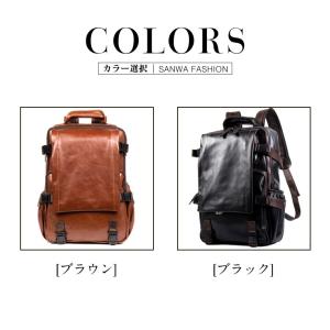 リュック メンズ リュックサック 本革 牛革 ...の詳細画像1