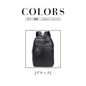 リュック メンズ リュックサック 本革 牛革 ...の詳細画像1