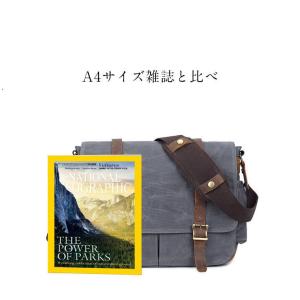 メッセンジャー カメラバッグ カメラケース 一...の詳細画像3
