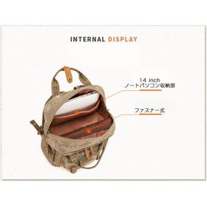 リュック カメラバッグ カメラケース 一眼レフ...の詳細画像3