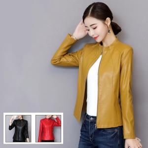 レディース革ジャン 本革　秋冬　レザージャケット