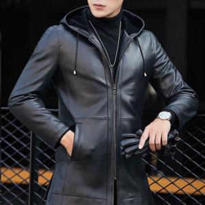 Clooney パンチング レザージャケット MJ05 牛革 本革 メンズ 革ジャン