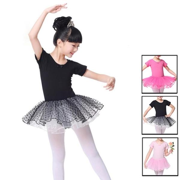 ダンス衣装　ドレス　バレエ レオタード 子供 ワンピース  キッズ 体操服 女の子 キッズダンス衣装...