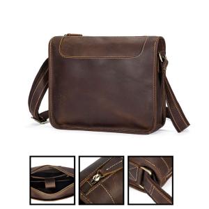 本革 メッセンジャーバッグ ショルダーバッグメンズ 斜めがけ 2way