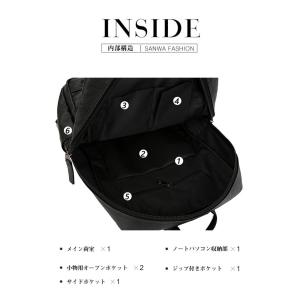 リュック メンズ リュックサック pu革 デイ...の詳細画像3