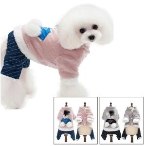 ペット用ウェア ペット用品 犬洋服 犬服 ワンチャン ロンパース 着ぐるみ 中型犬 トレーナー カワイイ ドッグウェア カジュアル シンプル 小型犬 猫 お出掛け｜sanwafashion