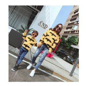 キッズ セーター ニット 親子お揃い 秋冬 ペ...の詳細画像1