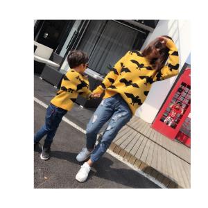 キッズ セーター ニット 親子お揃い 秋冬 ペ...の詳細画像2