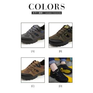 トレッキングシューズ メンズ 登山靴 疲れない...の詳細画像1
