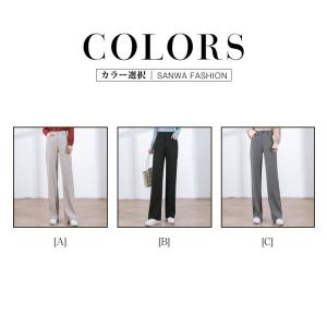 パンツ レディース ワイドパンツ ズボン レデ...の詳細画像1