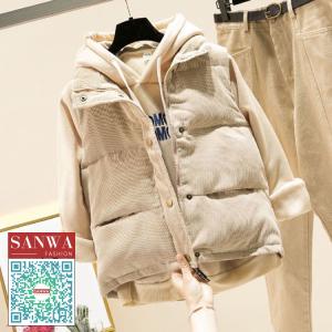 レディースベスト 秋冬 ダウンベスト レディース 中綿ベスト ポケット