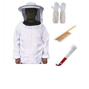 養蜂 防護服 作業服 作業着 通気  フェイスネット付