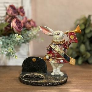 うさぎのオブジェ 男の子 女の子 ラビット かわいい 置き物 タキシード