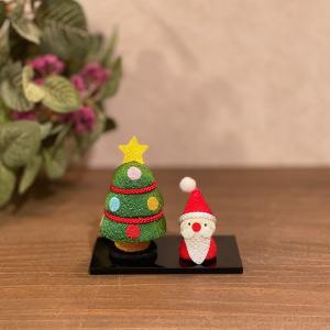 キボリフウオーナメント ペンギン 木彫り風 置物 かわいい クリスマス