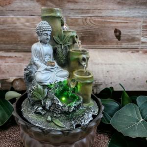 つくばい おしゃれ 循環式モーター付 人気 信楽焼 陶器製 国産品 日本