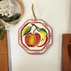 ⭐アメリカンカントリー雑貨❤️壁掛けりんごの一輪挿し✳️オーナメントセット ウォールデコレーション リンゴ りんご アップル ヨーロッパ製