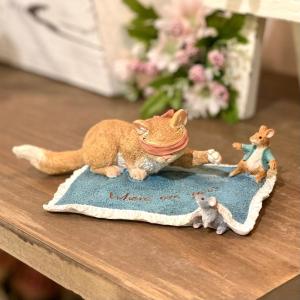 リス レトロ アンティーク風 昭和レトロ 置物 樽かつぎ 力持ち