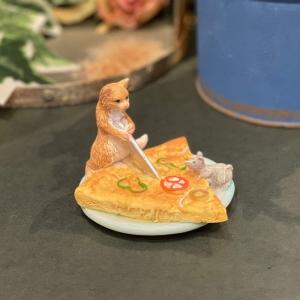 リス レトロ アンティーク風 昭和レトロ 置物 樽かつぎ 力持ち
