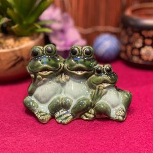 カエルの置物 銭蛙 大 Lサイズ 120421-44 金 ゴールド オブジェ 置き物