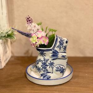 扇型花器 大 信楽焼 花器 和風 モダン フラワーベース 美術品 焼き物