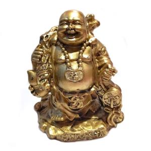 布袋尊 布袋さん 七福神 s21029-4 置き物 財運 金運 開運 商売繁盛