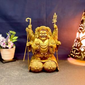龍亀に乗る布袋尊 布袋様 ロングイ 七福神 縁起物 置物 神仏 金運