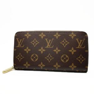 【新品】ルイヴィトン (LOUIS VUITTON)モノグラム ジッピーウォレット ラウンドファスナー長財布 M42616 ブラウン 茶色