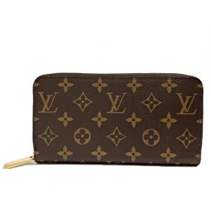 ルイヴィトン (LOUIS VUITTON)モノグラム ジッピーウォレット ファスナー長財布★M41895 フューシャ ワインレッド系×ブラウン【新品】｜sanwaworld