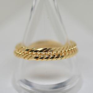 K18 喜平リング トリプル12面 15号 メンズ・レディース 26650【新品