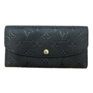 ルイヴィトン (LOUIS VUITTON) ポルトフォイユ エミリー アンプラント 長財布 ★ M62369 ノワール ブラック 黒 ベージュ【新品】｜sanwaworld