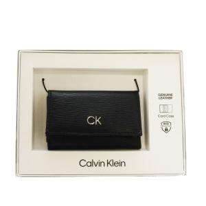 カルバンクライン (Calvin Klein) キーケース 6連 キーリング付き ★ 31CK170002BK BLACK ブラック 黒【新品】｜sanwaworld