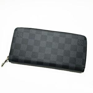 【新品】ルイヴィトン (LOUIS VUITTON) 長財布 ダミエ グラフィット メンズ ジッピーウォレット ヴェルティカル ファスナー N63095｜sanwaworld