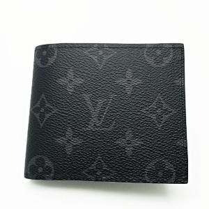 【新品】ルイヴィトン (LOUIS VUITTON) メンズ 二つ折り財布 ポルトフォイユ・マルコ NM モノグラム・エクリプス M62545｜sanwaworld