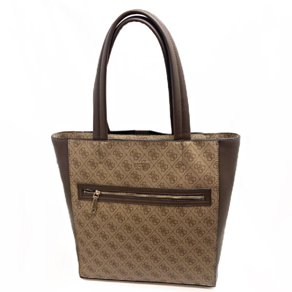 ゲス GUESS レディース トートバッグ バッグ SG877124 LATTE LOGO【新品】