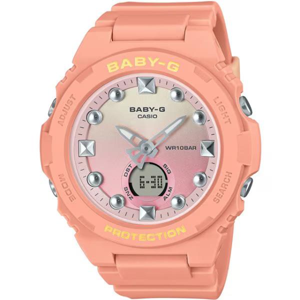 BABY-G カシオ 腕時計 ベイビーG レディース クオーツ アナデジ 　グラデーションカラー コ...