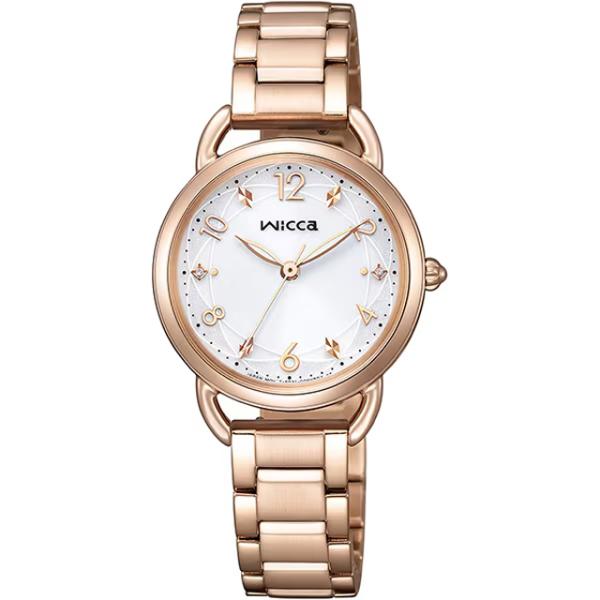 wicca ウィッカ シチズン 腕時計 レディース ソーラーテック メイクアップテーマ 替えバンド付...