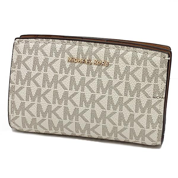 【新品】マイケルコース MICHAEL KORS 財布 二つ折り財布 32S5GYTZ2B VANI...