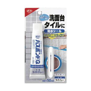 コニシ シリコン補修剤 “バスボンドＱ” ライトグレー　５０ｍｌ