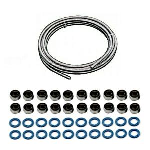 リビラック 水道用巻フレキパイプ（袋ナット・ノンアスベストパッキン各20個付）