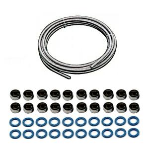 リビラック 水道用巻フレキパイプ（袋ナット・ノンアスベストパッキン各20個付）